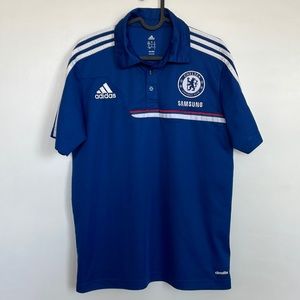 Adidas Chelsea FC Soccer Polo - Men's Small